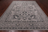 SUPER SALE Grey Peshawar Handmade Wool Rug - 9' 4" X 11' 11"