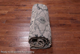 SUPER SALE Grey Peshawar Handmade Wool Rug - 9' 4" X 11' 11"