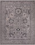 SUPER SALE Grey Peshawar Handmade Wool Rug - 9' 4" X 11' 11"