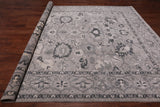 SUPER SALE Grey Peshawar Handmade Wool Rug - 9' 4" X 11' 11"