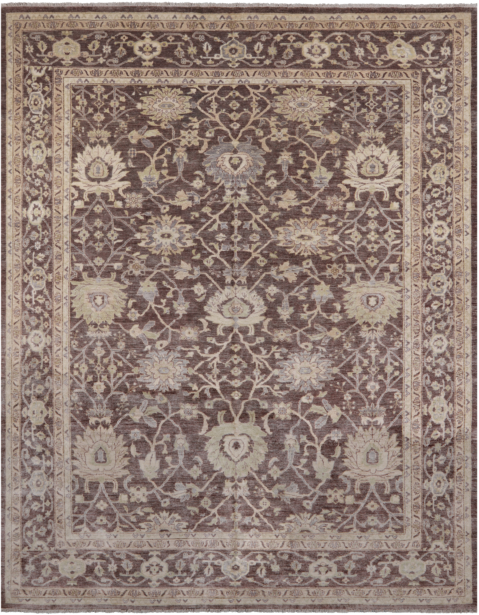 Peshawar Handmade Wool Rug - 8' 11" X 11' 9"