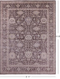Peshawar Handmade Wool Rug - 8' 11" X 11' 9" - Golden Nile