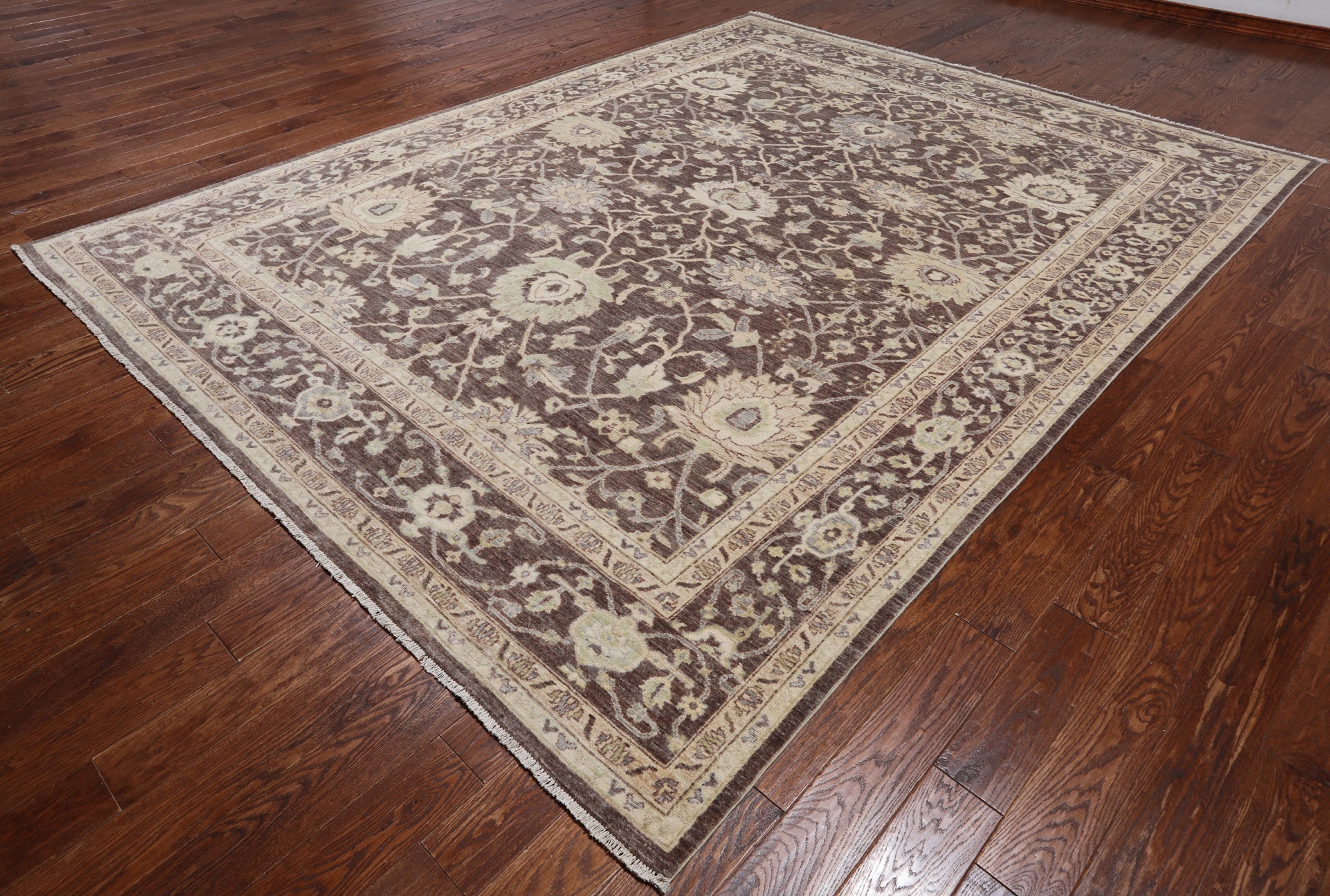 Peshawar Handmade Wool Rug - 8' 11" X 11' 9"