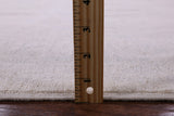 Ivory White Wash Peshawar Hand Knotted Wool Rug - 7' 11" X 9' 11" - Golden Nile