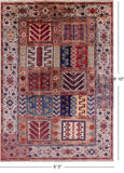 Persian Fine Serapi Hand Knotted Wool Rug - 6' 0" X 8' 10" - Golden Nile