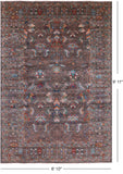 Peshawar Hand Knotted Wool Rug - 6' 10" X 9' 11" - Golden Nile
