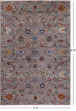 Peshawar Handmade Wool Rug - 6' 6" X 9' 8" - Golden Nile