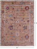 Turkish Oushak Handmade Wool Rug - 8' 9" X 11' 8" - Golden Nile