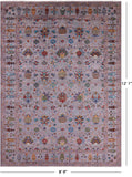 Peshawar Handmade Wool Rug - 8' 9" X 12' 1" - Golden Nile