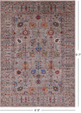 Peshawar Hand Knotted Wool Rug - 6' 9" X 9' 7" - Golden Nile