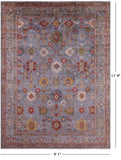 Persian Fine Serapi Hand Knotted Wool Rug - 9' 1" X 11' 9" - Golden Nile