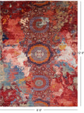 Asbtract Modern Mamluk Hand Knotted Wool Rug - 9' 9" X 12' 9" - Golden Nile