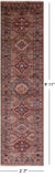 Super Kazak Hand Knotted Wool Runner Rug - 2' 7" X 9' 11" - Golden Nile