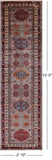 Super Kazak Handmade Wool Runner Rug - 2' 10" X 10' 5" - Golden Nile