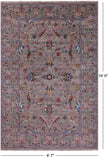 Peshawar Hand Knotted Wool Rug - 6' 7" X 10' 0" - Golden Nile