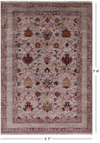 Peshawar Hand Knotted Wool Rug - 5' 7" X 7' 9" - Golden Nile