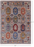 Turkmen Ersari Hand Knotted Wool Rug - 5' 6" X 7' 7" - Golden Nile