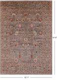Peshawar Hand Knotted Wool Rug - 10' 1" X 14' 4" - Golden Nile
