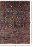 Peshawar Handmade Wool Rug - 5' 7" X 7' 11" - Golden Nile