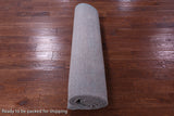 Blue Full Pile Overdyed Hand Knotted Wool & Silk Rug - 7' 11" X 10' 0" - Golden Nile