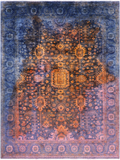 Serapi Full Pile Overdyed Hand Knotted Wool Rug - 8' 11" X 11' 10" - Golden Nile