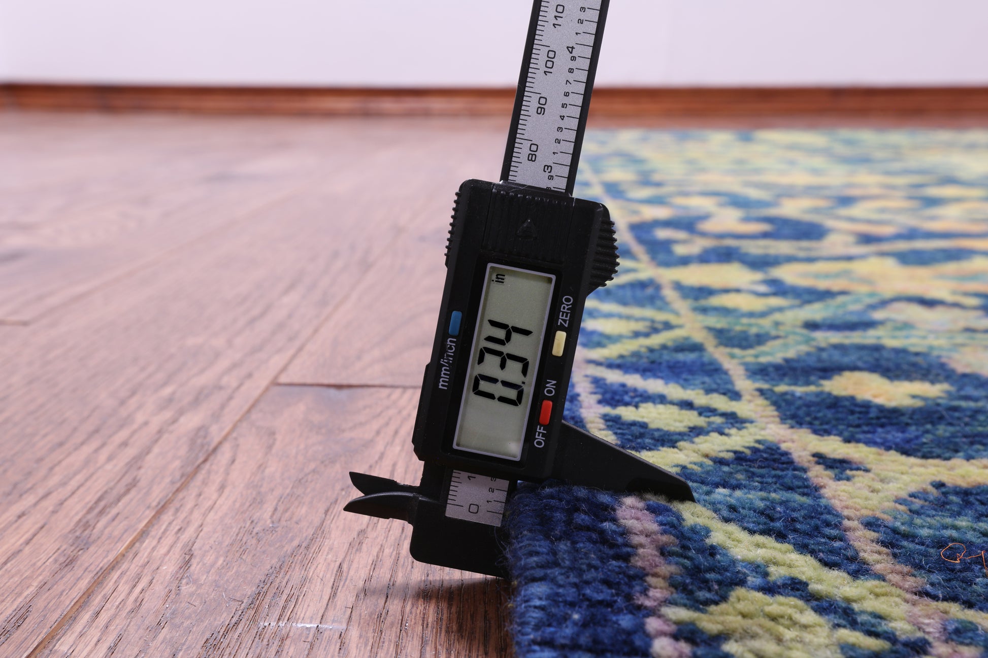 Gold Full Pile Overdyed Hand Knotted Wool Rug - 9' 3" X 12' 3" - Golden Nile