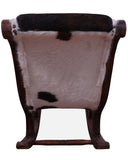 Hair-On Cowhide Wooden Handcrafted Rocking Chair - Golden Nile