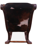 Hair-On Cowhide Wooden Handcrafted Rocking Chair - Golden Nile
