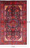 New Persian Nahavand Hand Knotted Wool Rug - 5' 10" X 9' 10" - Golden Nile