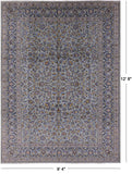 New Authentic Persian Kashan Area Rug - 9' 4" X 12' 8" - Golden Nile