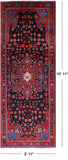 Runner Hand knotted New Authentic Persian Nahavand Rug - 3' 11" X 10' 11" - Golden Nile