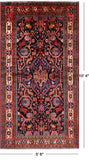 New Authentic Hand Knotted Nahavand Persian Rug - 5' 6" X 10' 4" - Golden Nile