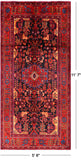 Black New Persian Nahavand Area Rug - 5' 8" X 11' 7" - Golden Nile