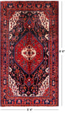 New Authentic Persian Nahavand Area Rug - 5' 4" X 9' 6" - Golden Nile