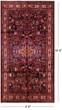 Black New Full Pile Authentic Persian Nahavand Rug - 5' 5" X 10' 5" - Golden Nile