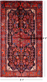 Black New Handmade Authentic Persian Nahavand Rug - 5' 1" X 9' 2" - Golden Nile