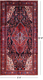 Black New Authentic Persian Nahavand Rug - 5' 4" X 10' 8" - Golden Nile