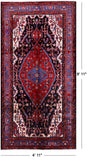 Black New Authentic Persian Nahavand Full Pile Rug - 4' 11" X 9' 11" - Golden Nile