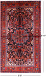 New Handmade Authentic Persian Nahavand Rug - 5' 5" X 9' 11" - Golden Nile