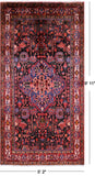 Black New Authentic Persian Nahavand Rug - 5' 2" X 9' 11" - Golden Nile