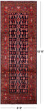 New Persian Hamadan Runner Rug - 3' 9" X 10' 8" - Golden Nile