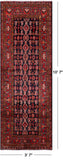 New Authentic Persian Hamadan Runner Rug - 3' 7" X 10' 7" - Golden Nile