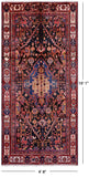 New Persian Nahavand Hand Knotted Rug - 4' 8" X 10' 1" - Golden Nile
