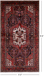 Hand Authentic Persian Nahavand Rug - 5' 2" X 9' 6" - Golden Nile