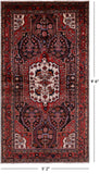 Hand Authentic Persian Nahavand Rug - 5' 2" X 9' 6" - Golden Nile