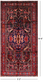 Black New Persian Nahavand Rug - 5' 2" X 10' 6" - Golden Nile