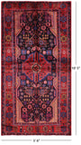 Black New Handmade Authentic Persian Nahavand Wool Rug - 5' 6" X 10' 5" - Golden Nile