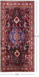 Black New Authentic Nahavand Persian Rug - 5' 5" X 11' 7" - Golden Nile