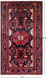 Black New Authentic Persian Nahavand Rug - 5' 2" X 9' 0" - Golden Nile