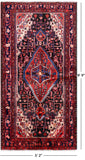 Black New Authentic Persian Nahavand Rug - 5' 2" X 9' 9" - Golden Nile